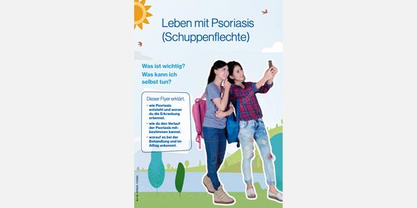 Leben mit Psoriasis: Flyer für Jugendliche